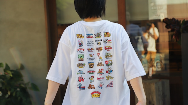 珈琲ロゴがずらっとTシャツ