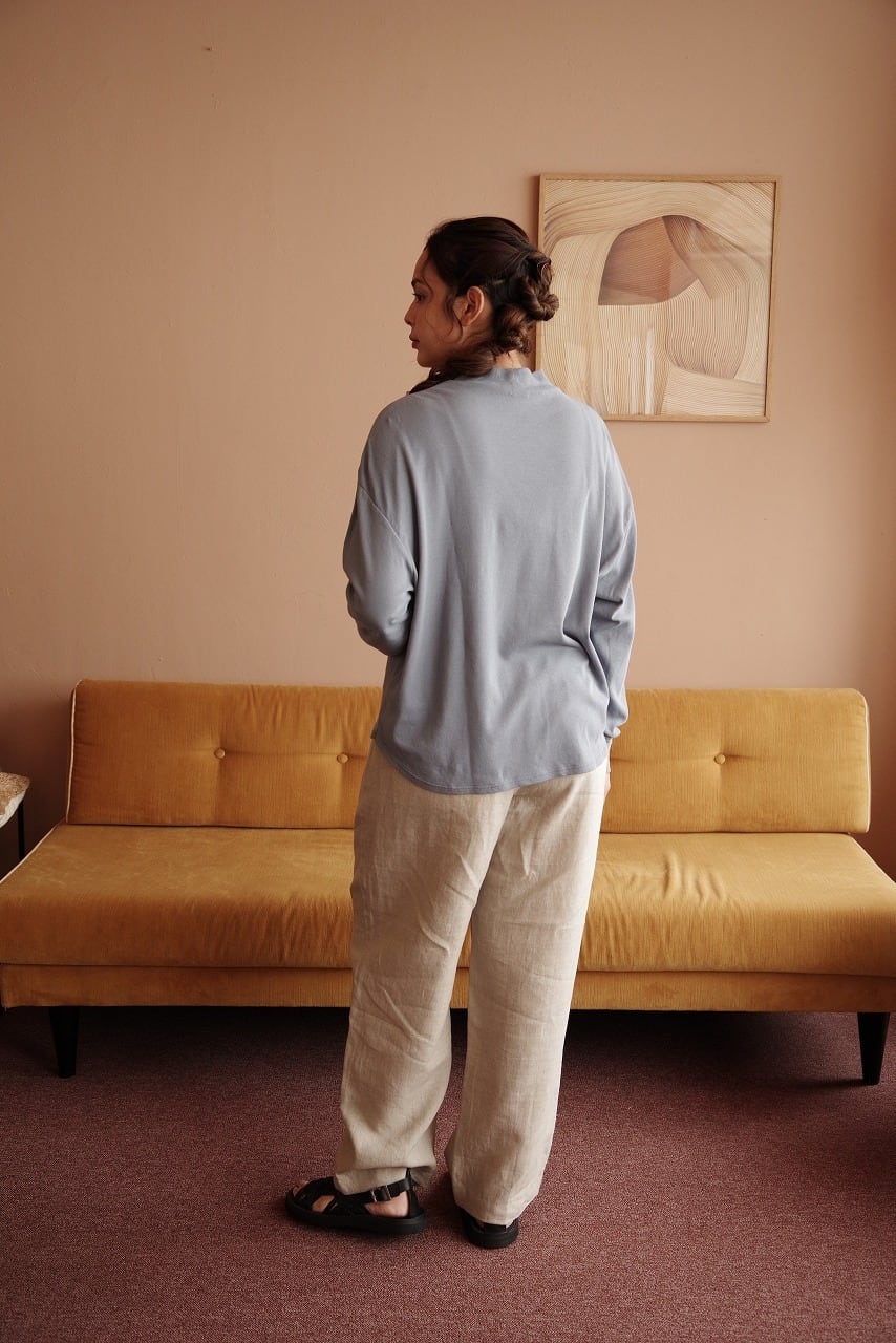 Supima Chiffon Milan Rib L/S Tee