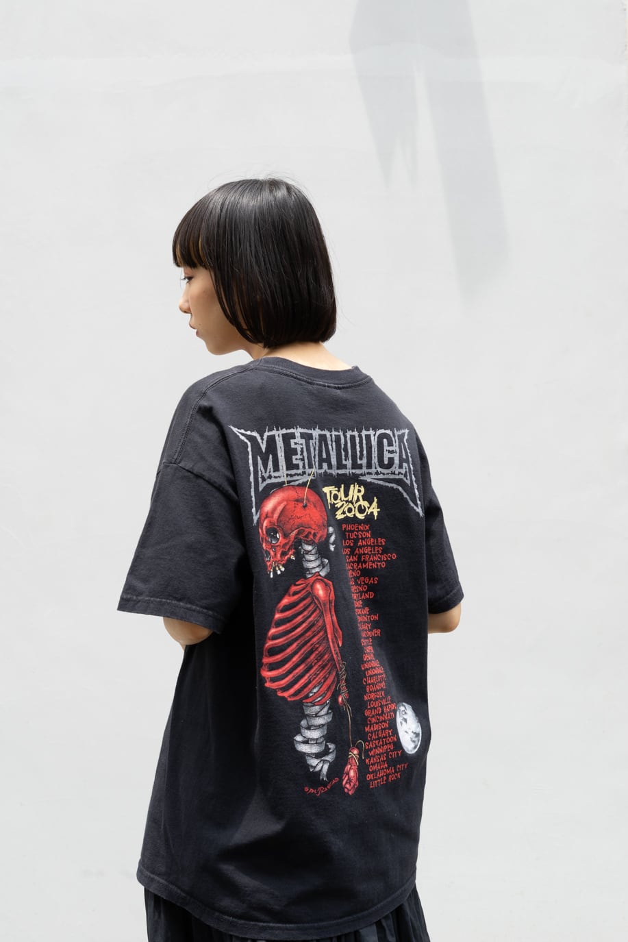 FABRIC MADE IN USA】04's METALLICA PUSHEAD Madly in Anger with the