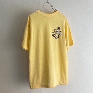 1960〜70s “ARTEX” Freedom Sleeve Yellow T Shirt