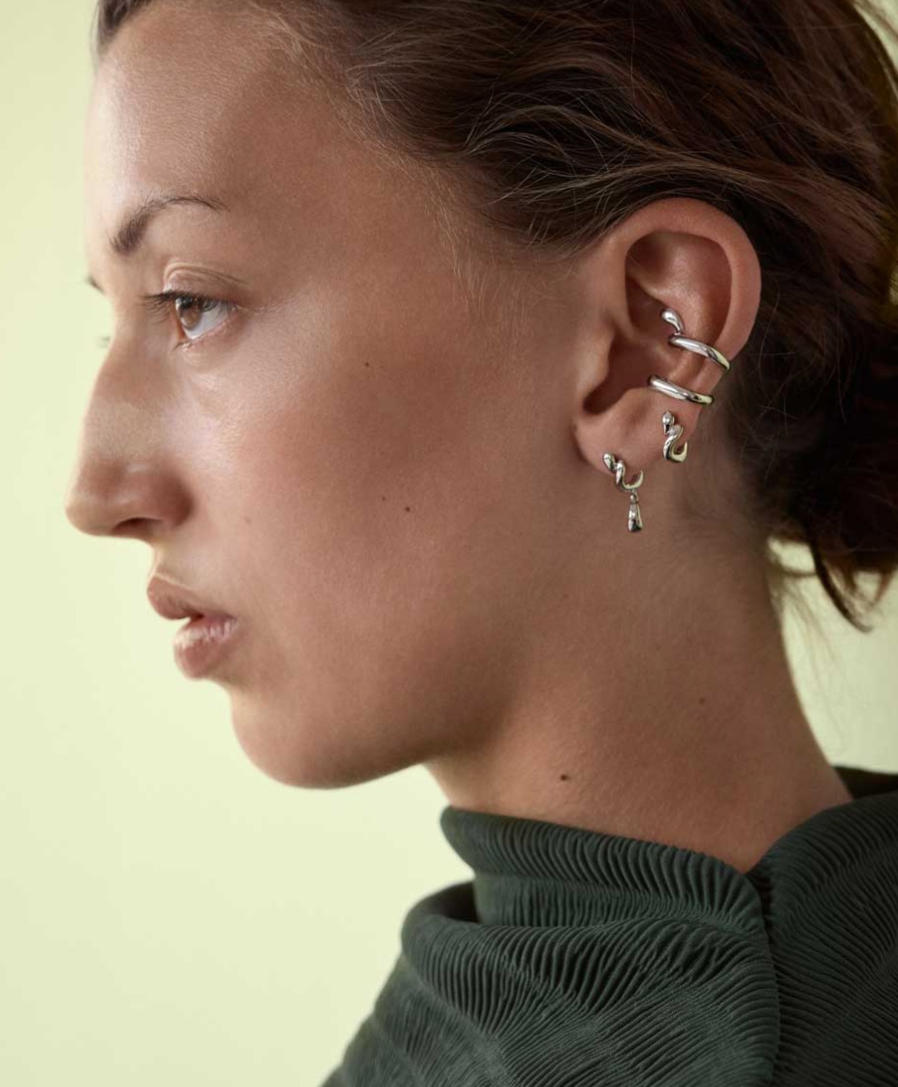 MARIA BLACK マリア・ブラック/Whirl Huggie Pierced Earring - Silver/ ピアス - 4