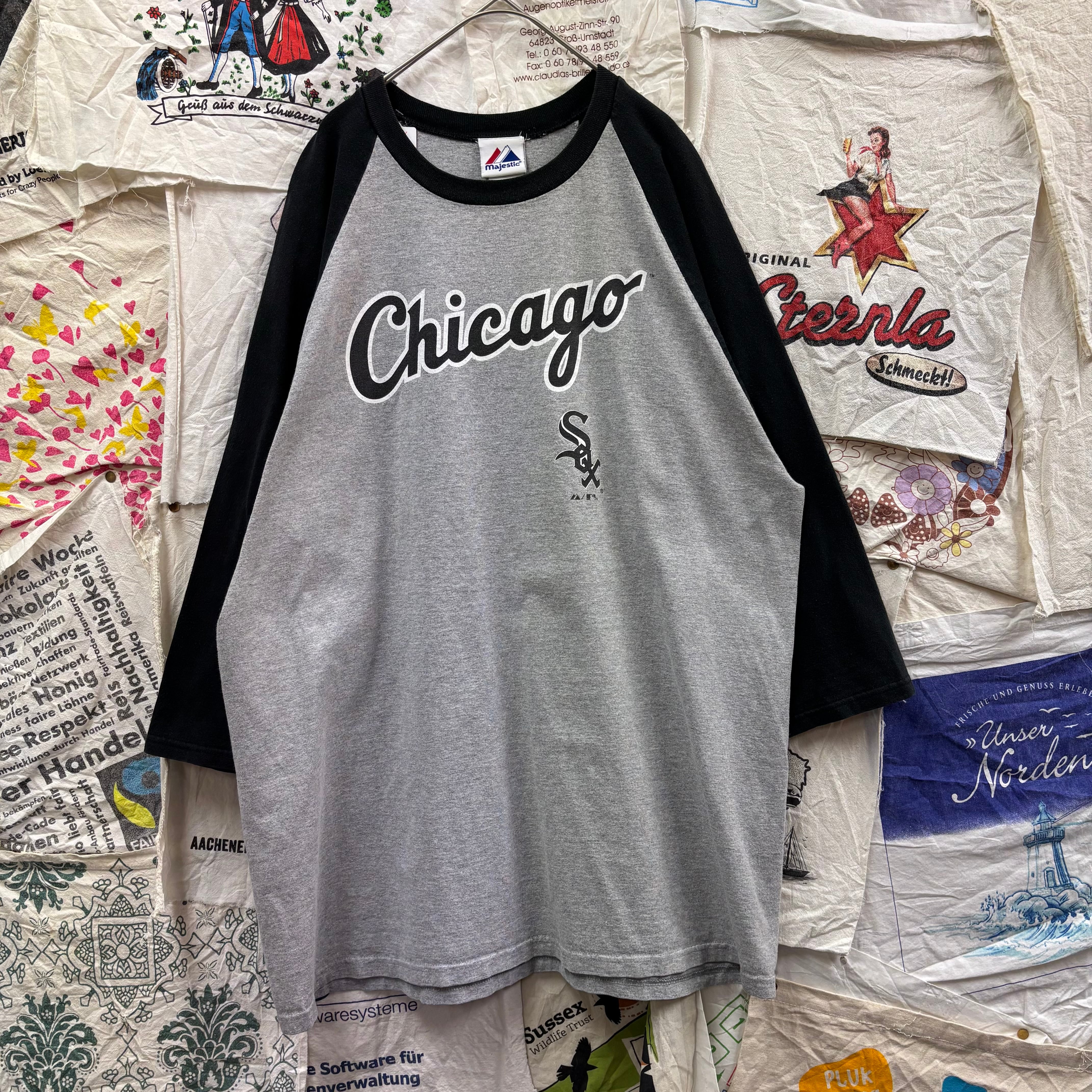 Majestic MLBシカゴ・ホワイトソックスラグランTEE | 古着屋PENNY