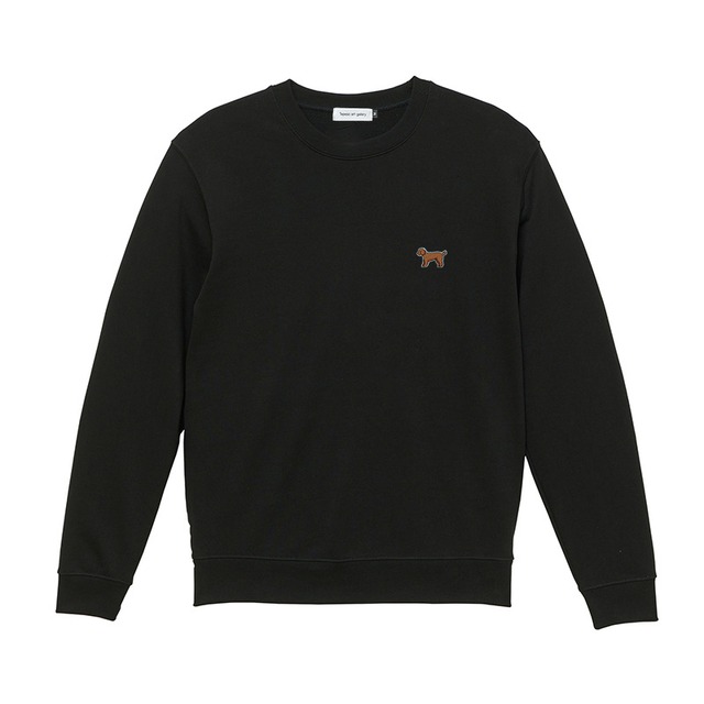 sweat black：sideways logo