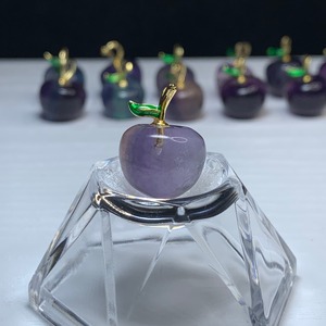 19.フローライトりんご・ペンダントトップ