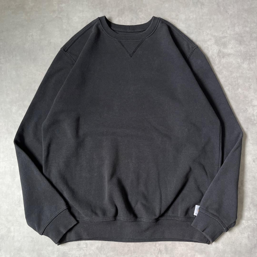 carhartt カーハート スウェット 古着 ロゴ M 黒 17570