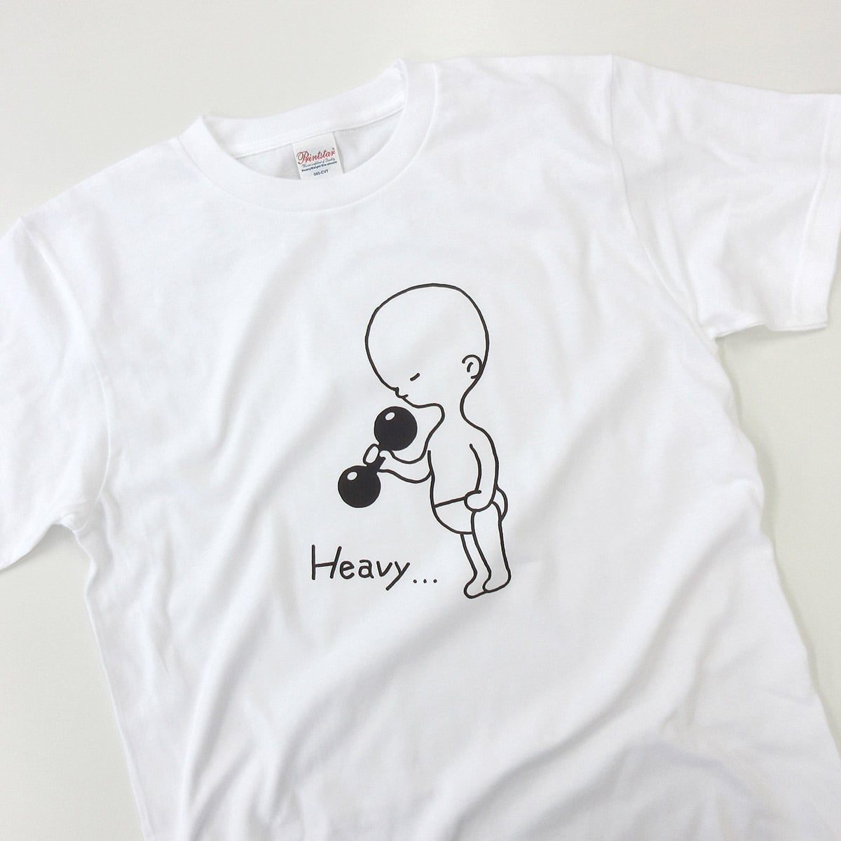 スーパーベイビー Tシャツ 鉄アレーver sb01 おもしろ デザイン おもしろtシャツ