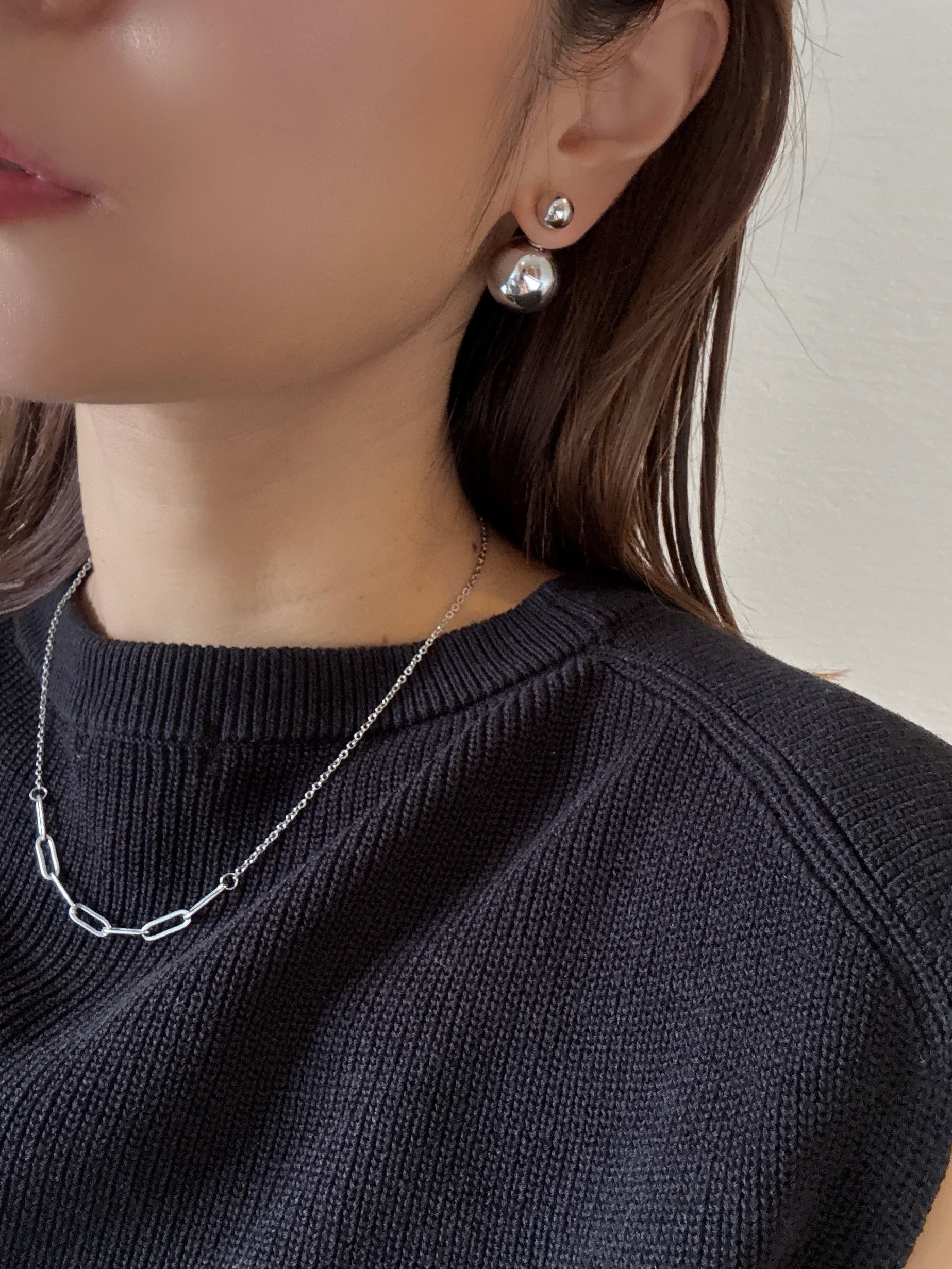 ss ラウンドボールピアス | joie