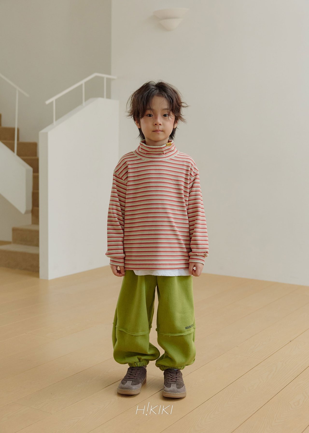 HIKIKI［取寄］stripe big turtle tee 26winter