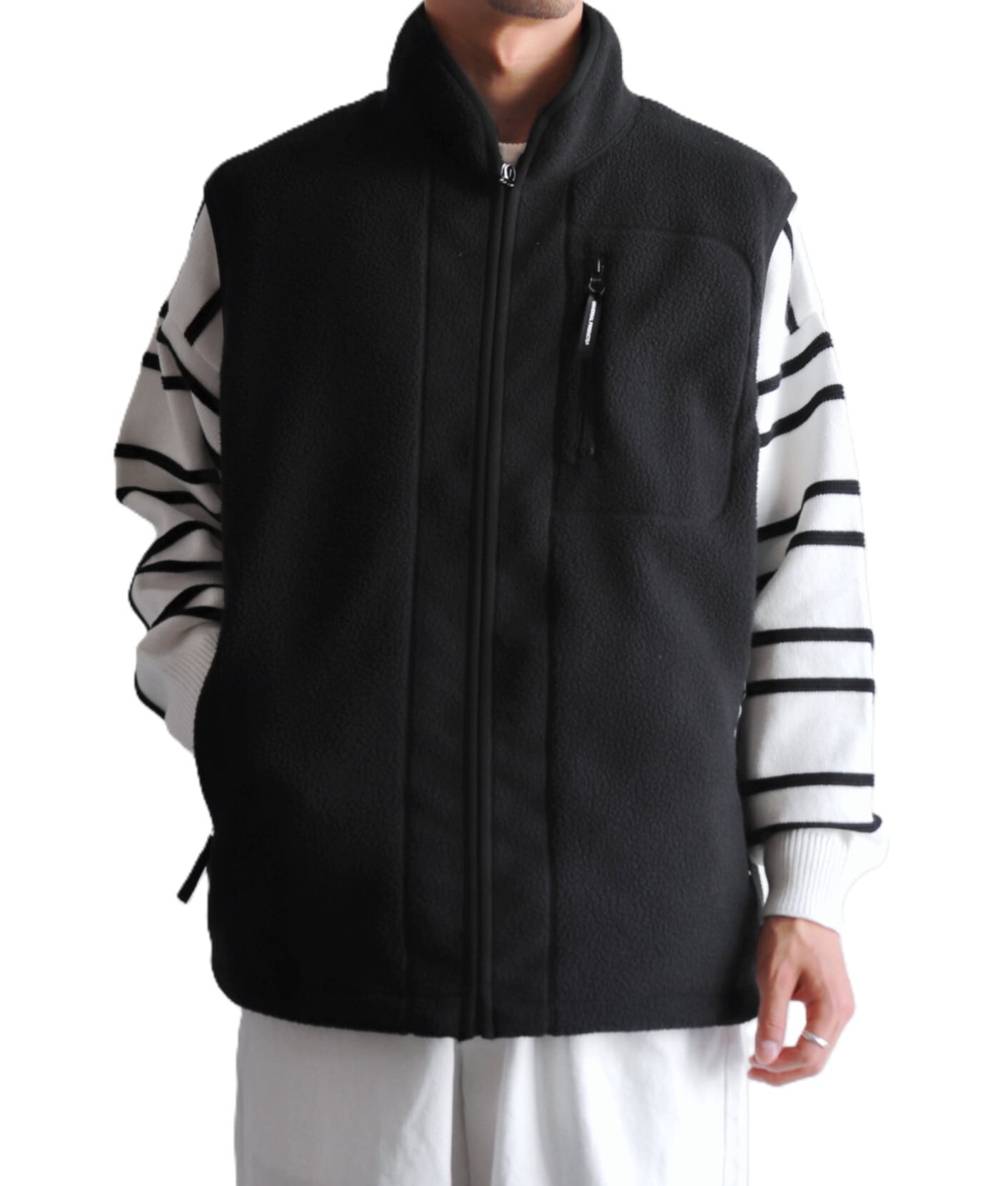 UNIVERSAL PRODUCTS. / 243-60104 POLARTEC FLEECE VEST (BLACK