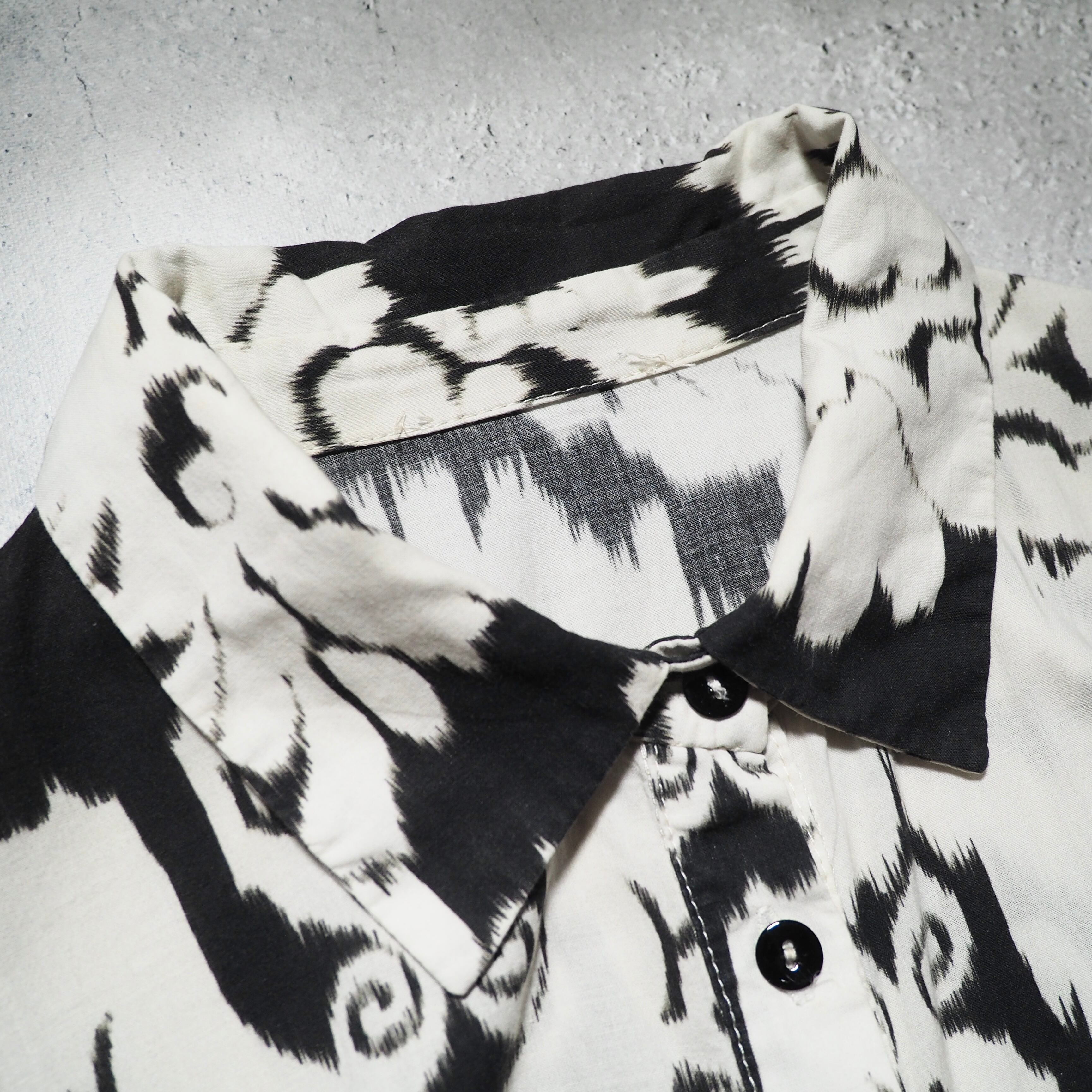 1990s Beautiful Gothic Flower pattern Design vintage onepiece Dress (made in Italy)