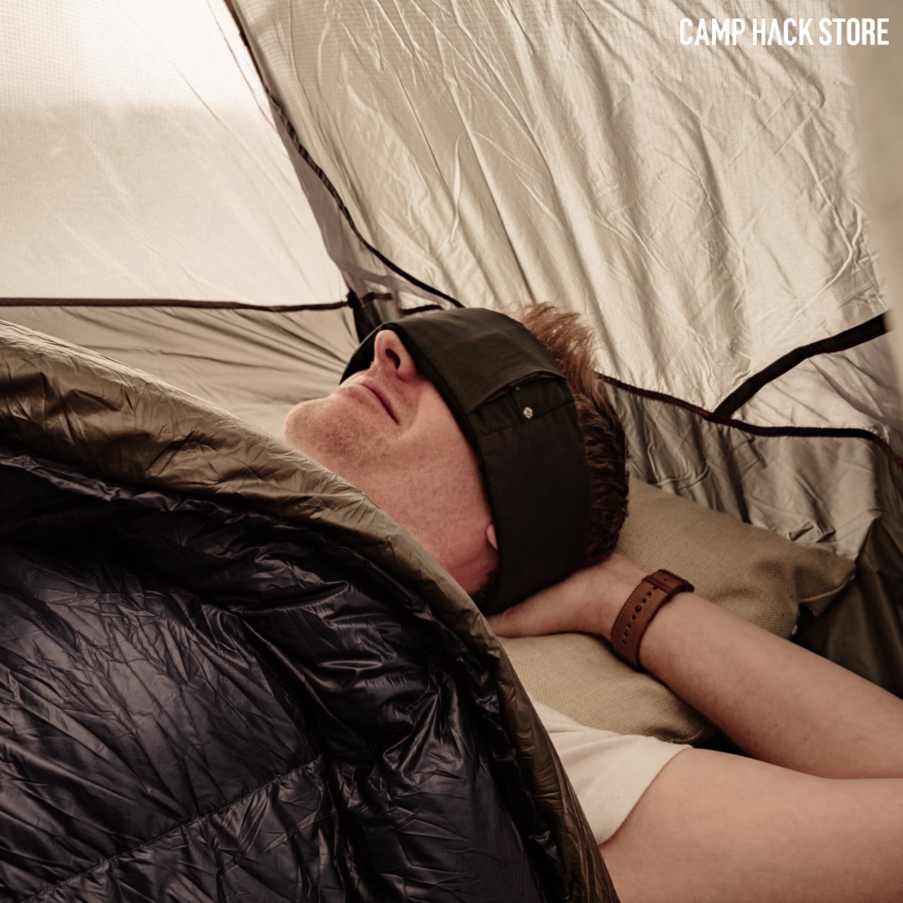 どこでも寝たい「スリープマスク+イヤープラグス」 | CAMP HACK STORE