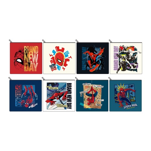 【ロット販売】【8入】MARVELランダムスクエアポーチ SMBND/単品（TD）(5257564)