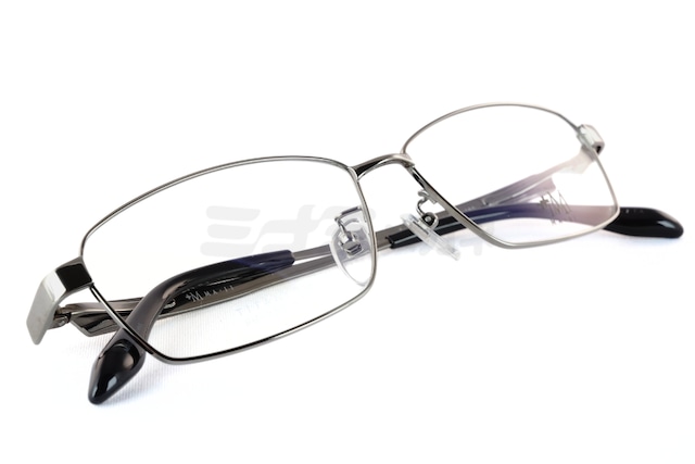 プラスエム メガネ PM-200 COL.2 スクエア +M 大きいメガネ 顔が大きい人のメガネ ビッグサイズ ラージサイズ テンプルの長さが長い-4枚目