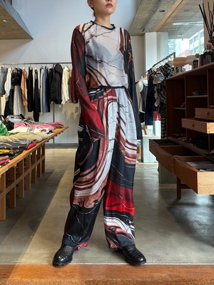 【25AW】FUMIE TANAKA フミエタナカ / sheer long T