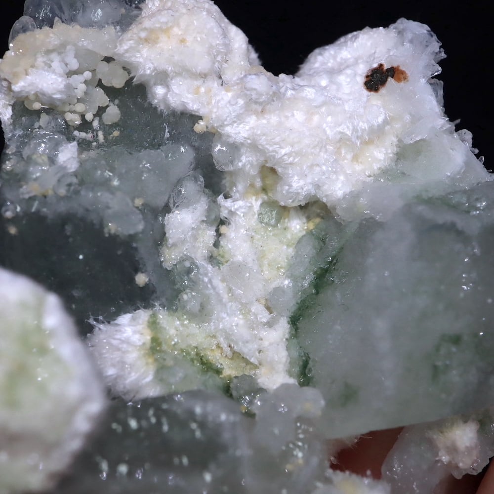 アポフィライト モルデナイト インド産 39,8g APL003 原石 魚眼石 標本