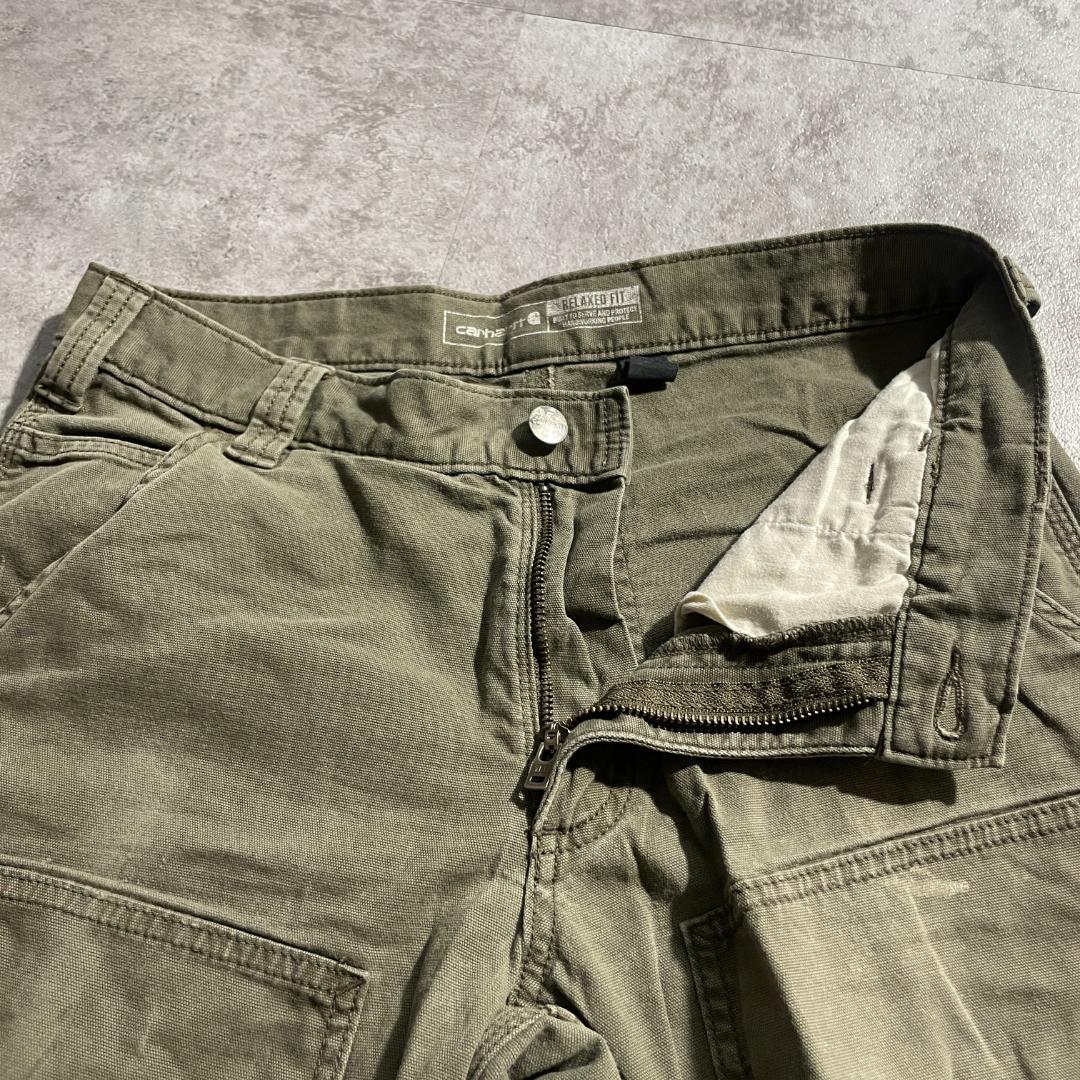 20s モスグリーン ダブルニー カーハート Carhartt 30×30 | ib2