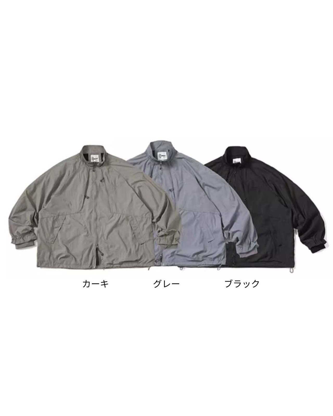 ジップアップオーバーサイズブルゾン　S0356