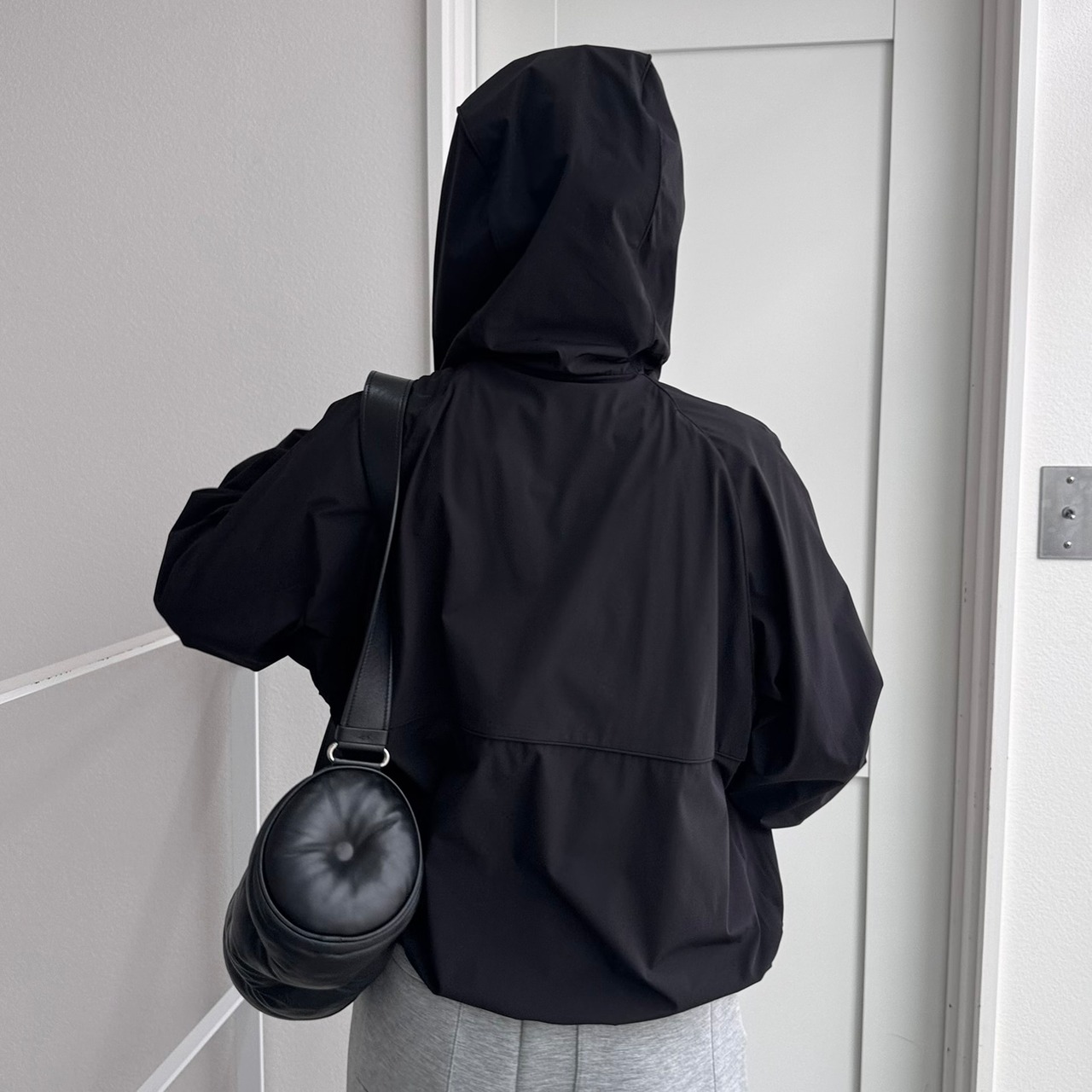 多機能ナイロンWジップPK/ブラック