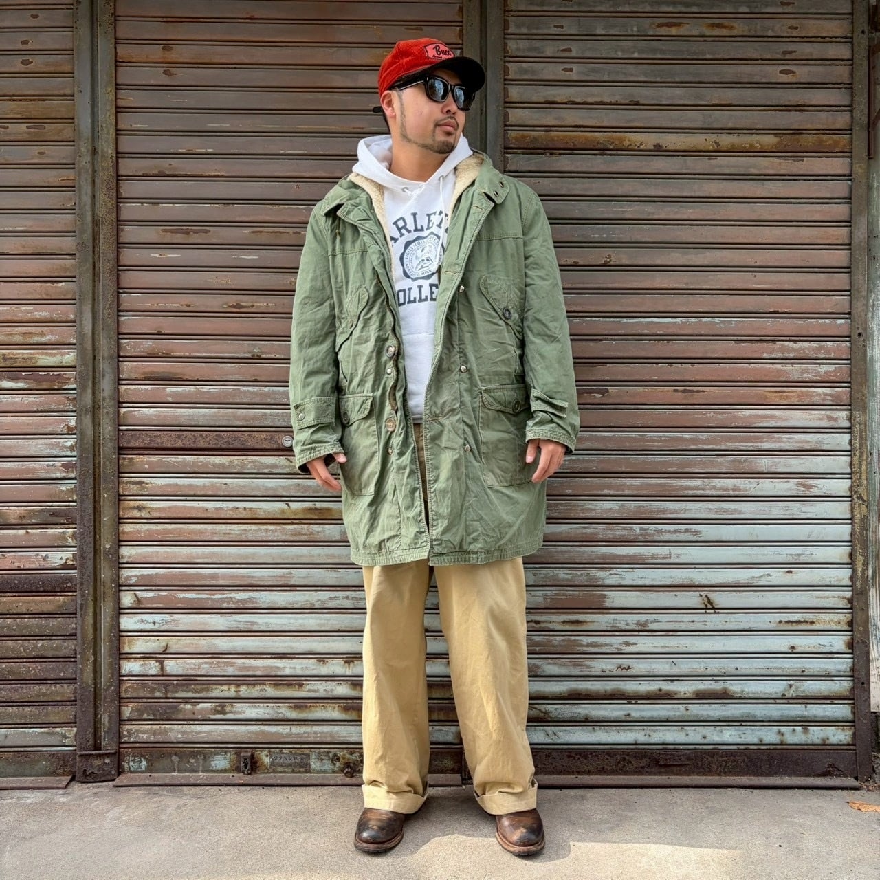 60s イタリア製 M47 モッズコート ライナー付き フィールドパーカー L