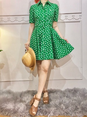 MIU MIU ドットドレス　lot20374