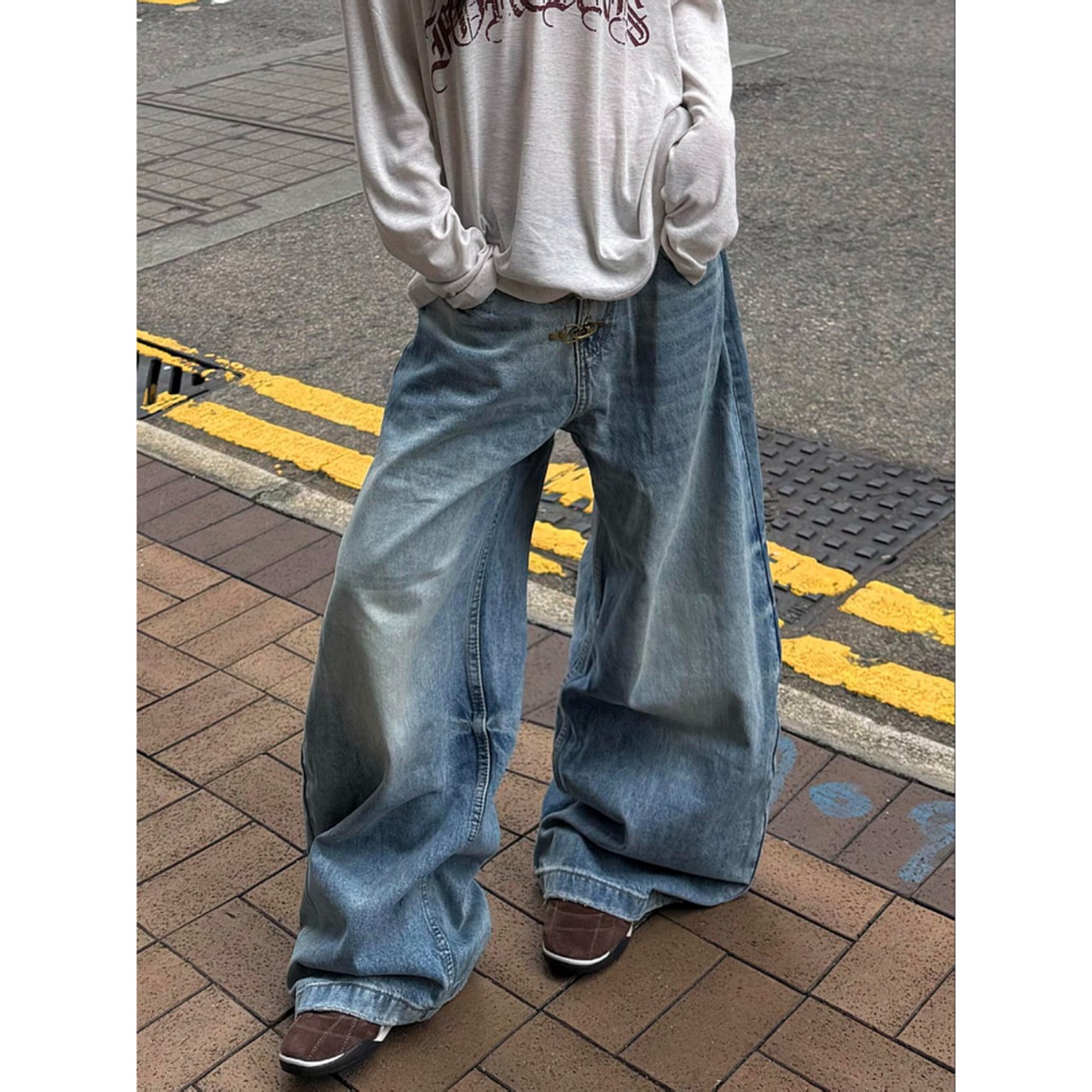 ストリート ファイヤーマン デニムパンツ P387