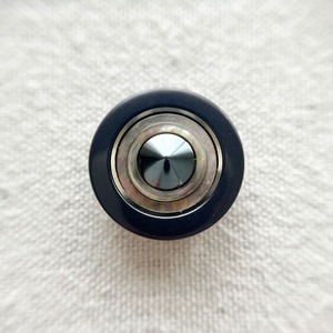 ネイビー シェルリング（シルバー） 21mm