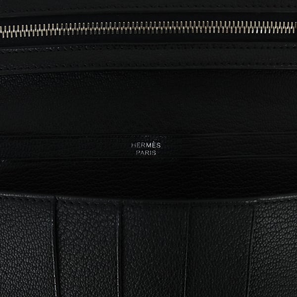 Used HERMES エルメス ベアンスフレ 長財布 ノワール ブラック