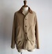RELAX FIT " Fleece Hunting Coverall ( Beige × Brown )"