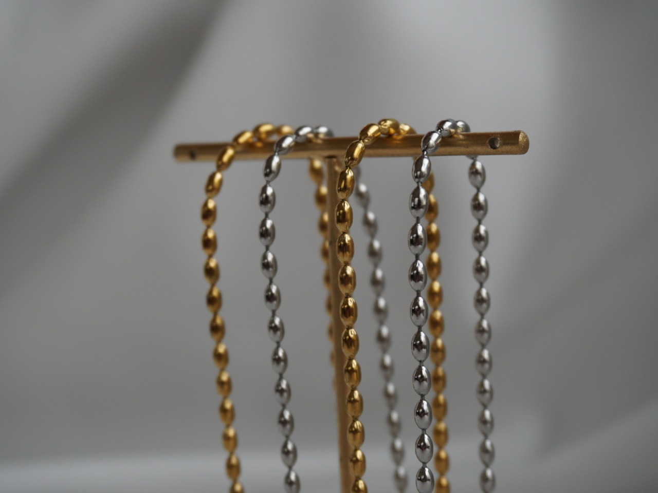 【 CORE 】stainless ballchain necklace