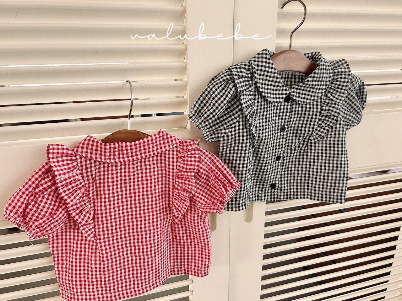 [valubebe] Bandi Check Blouse / [벨루베베] 반디체크블라우스