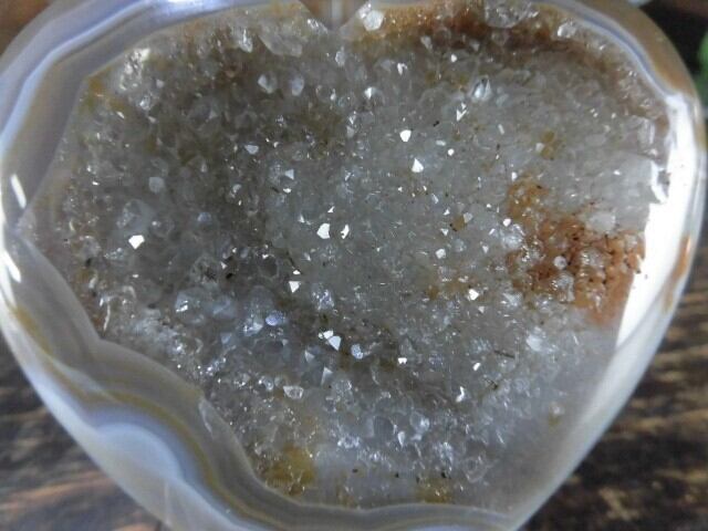 【瑪瑙カービング】　ハート瑪瑙　no.4