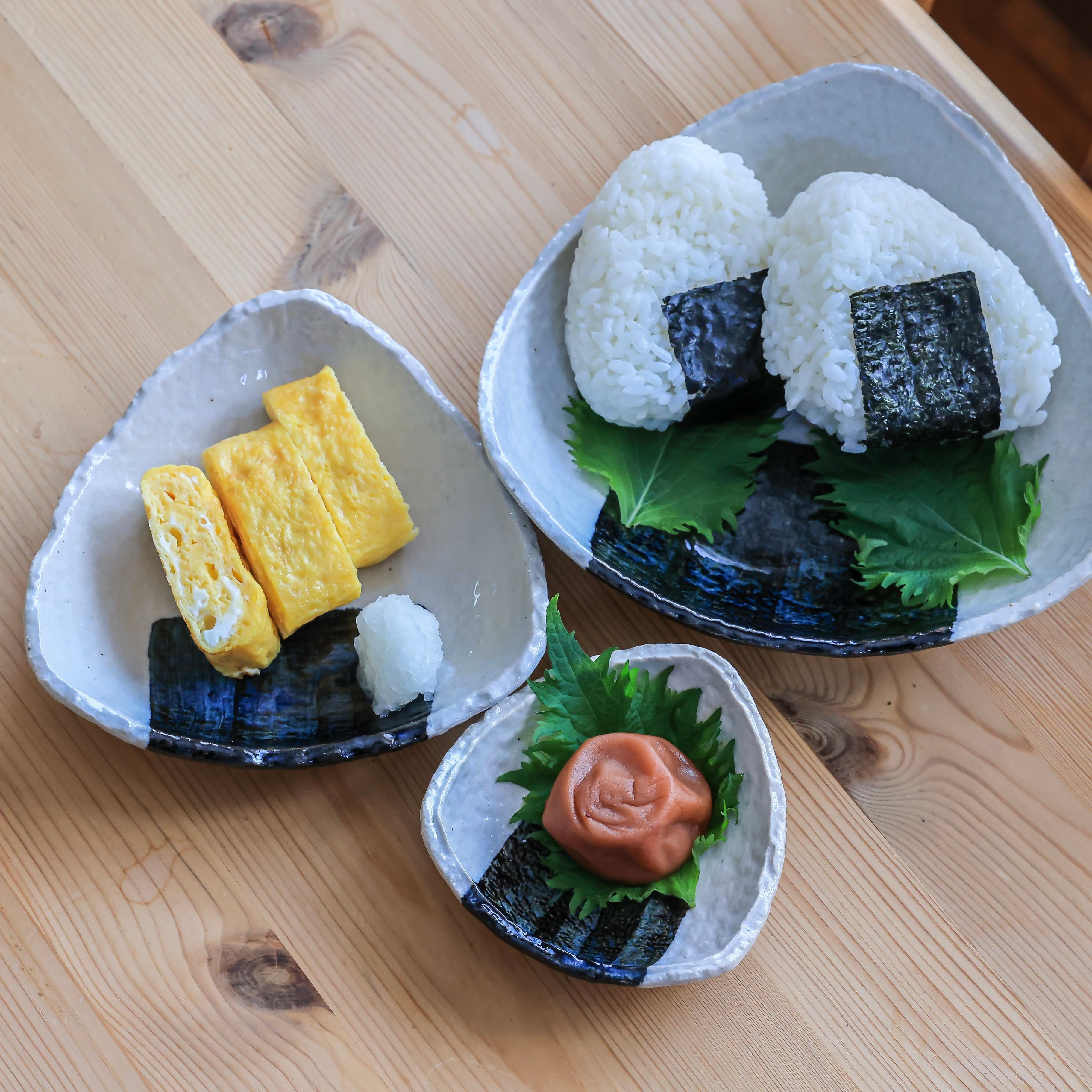 おにぎり皿「お新香用」6370