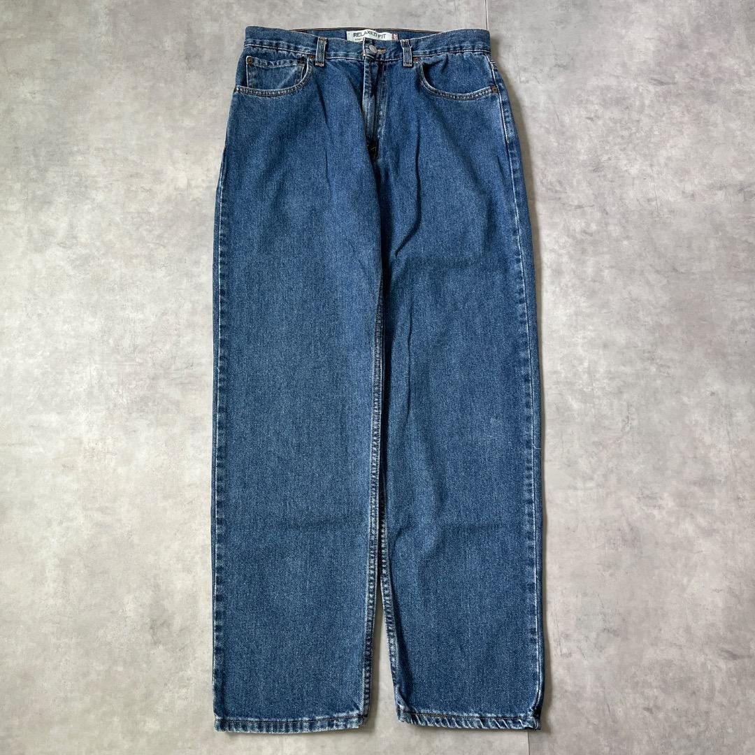 リーバイス550 Levis W34 ブルーデニム 青 00s 古着 17504