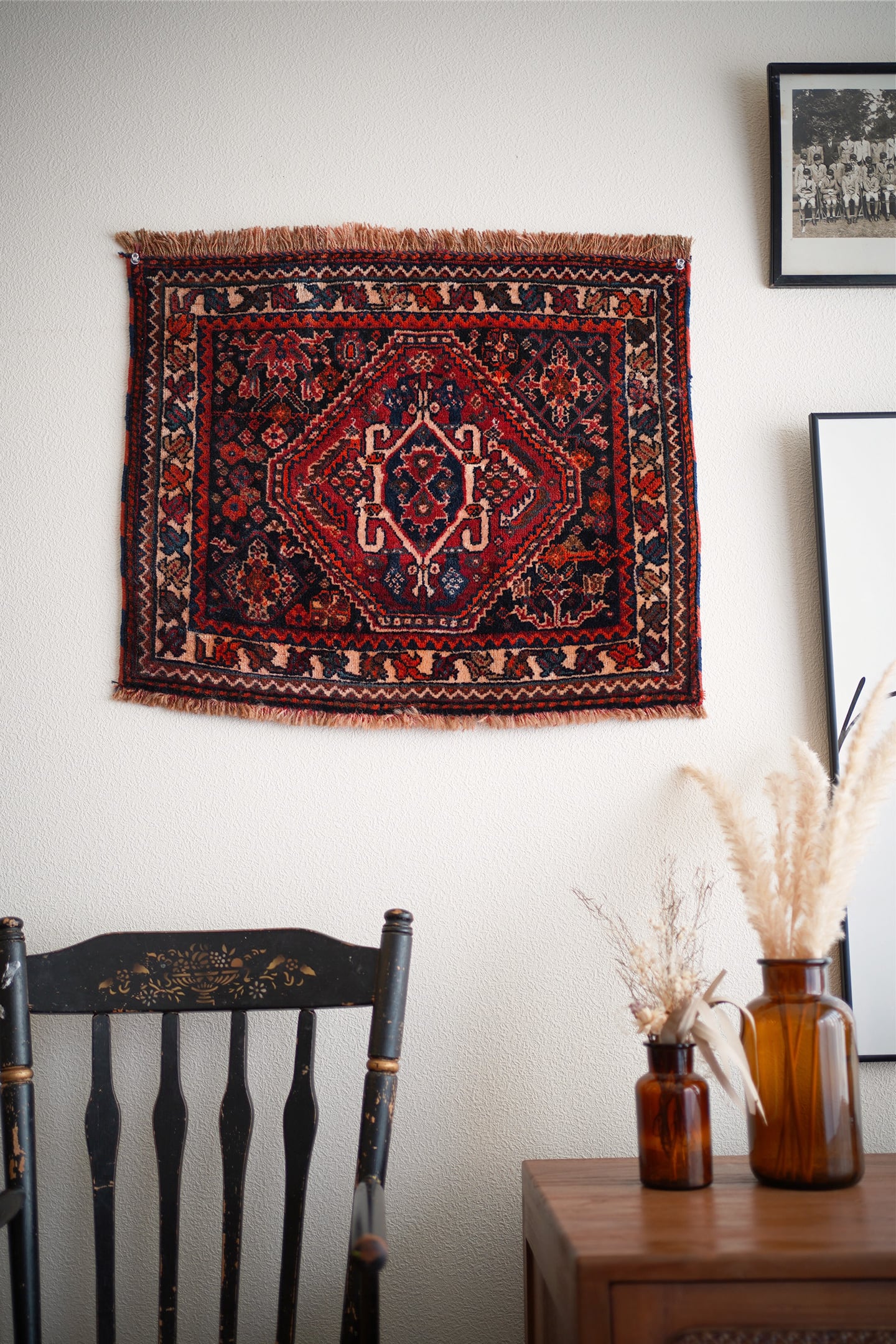 ヴィンテージラグ　トライバルラグ　セミアンティーク ヴィンテージラグ専門店 TIME RUG （ペルシャ絨毯・トライバルラグ）