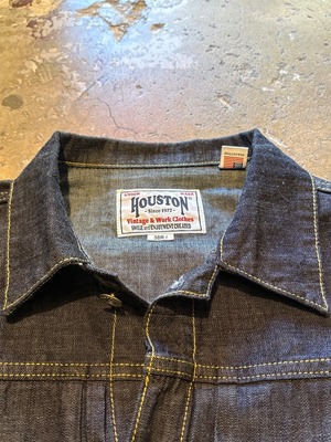HOUSTON / US COTTON 1st TYPE JACKET SHIRT / デニムジャケット / 51498