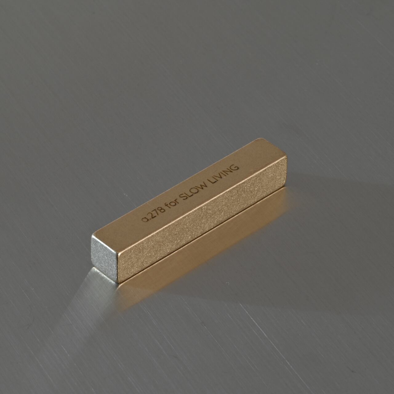 シンプルな真鍮の箸置き L45》Brass Chopstick Rest L45｜a.278