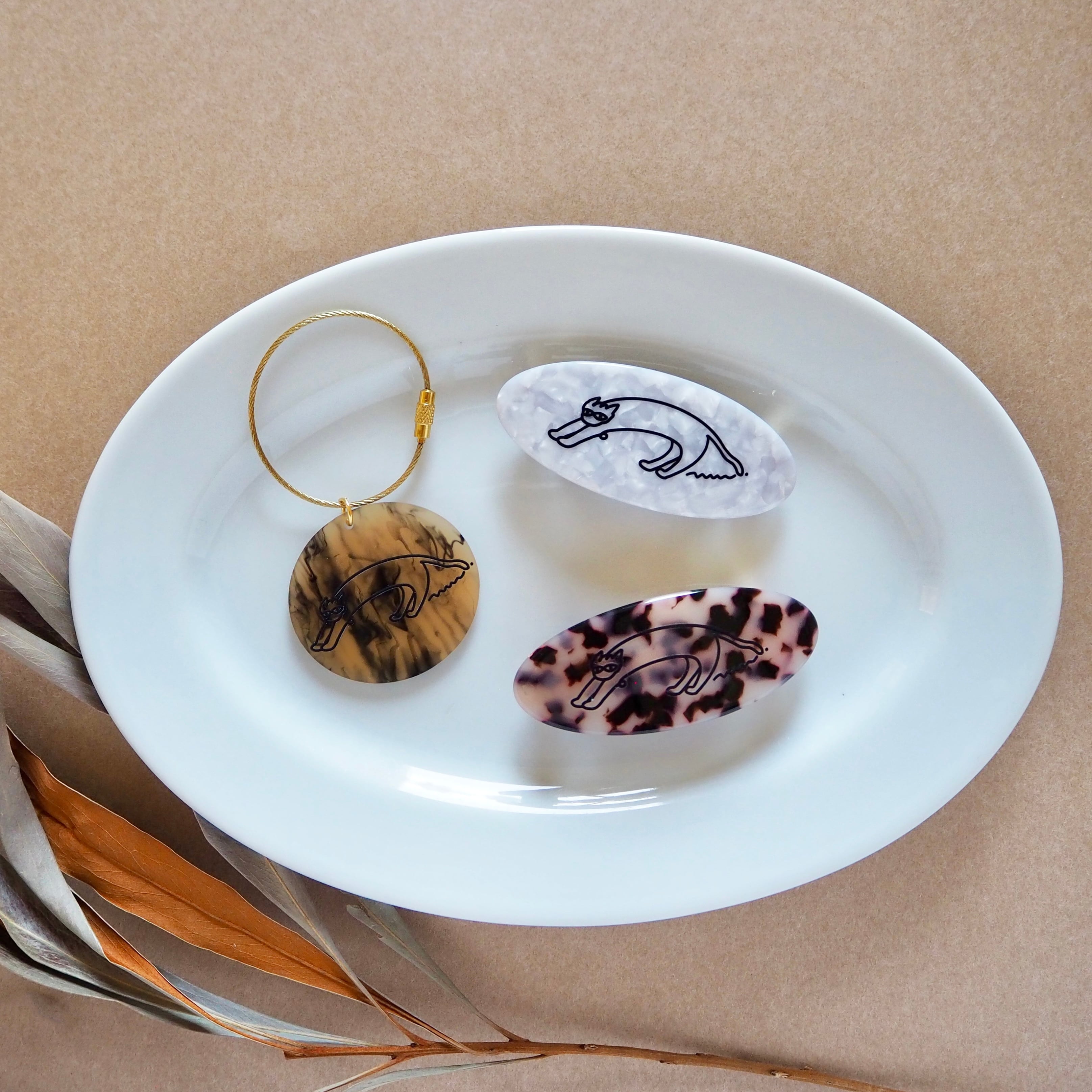 acryl keyring《cat》