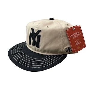 American Needle BB cap "LINE OUT IVORY-BLACK NBY"