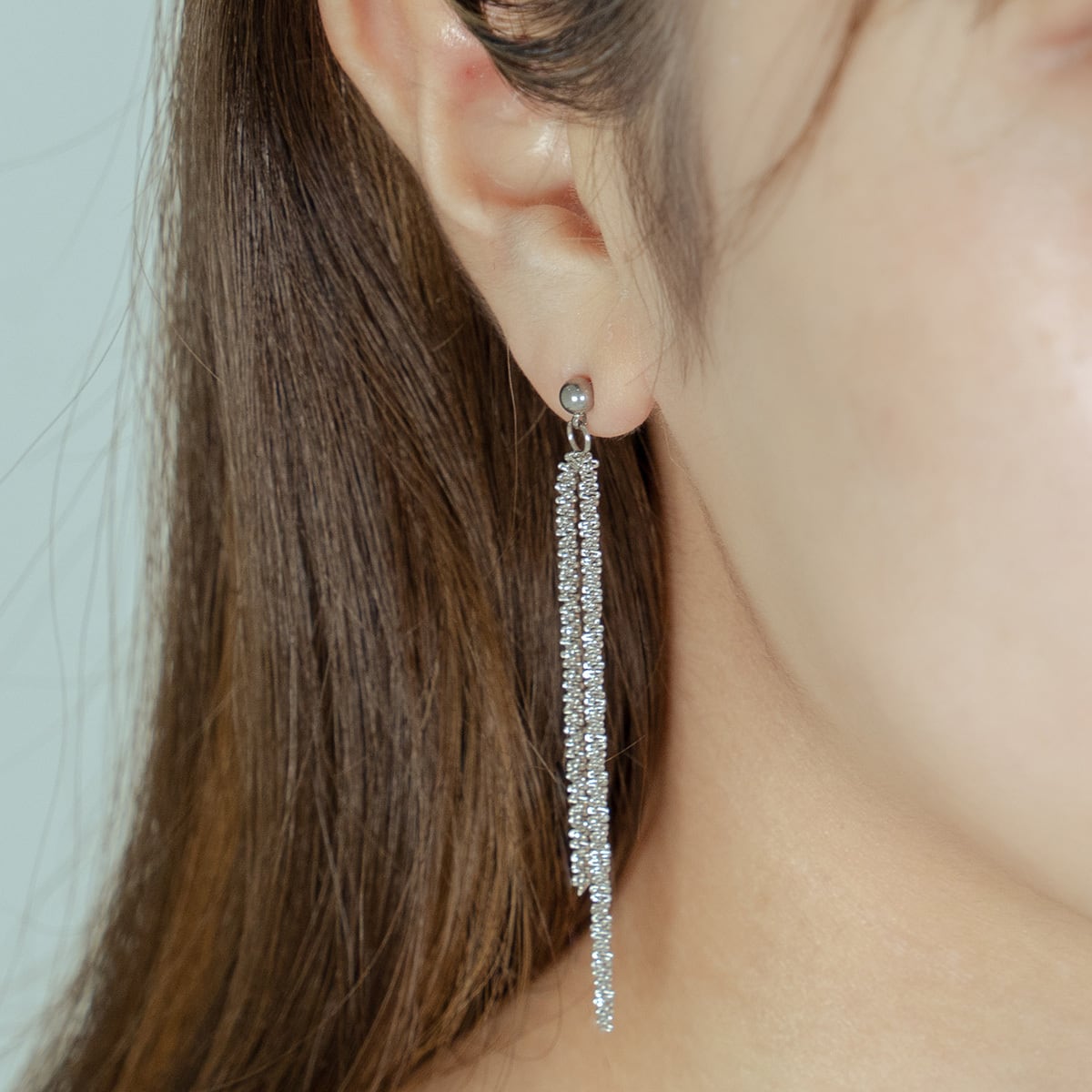 nei/nor チェーンピアス フープピアス レディース リング