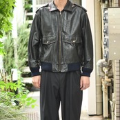 BURMA RUN leather flight jacket