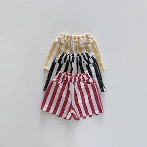 【BABY】ストライプショートパンツ