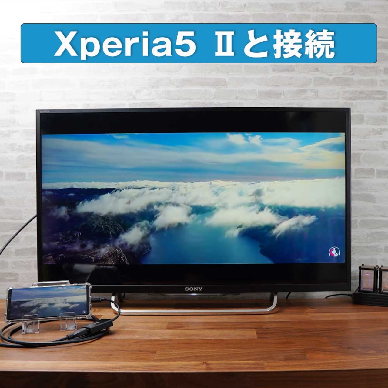 Hy+ Type-C to HDMI 変換アダプター HY-TCHD8 4K映像対応(Xperia5ii Xperia1ii AQUOS R5G arrows 5G Galaxy S20 5G/S20+/S10/S10+対応) ブラック