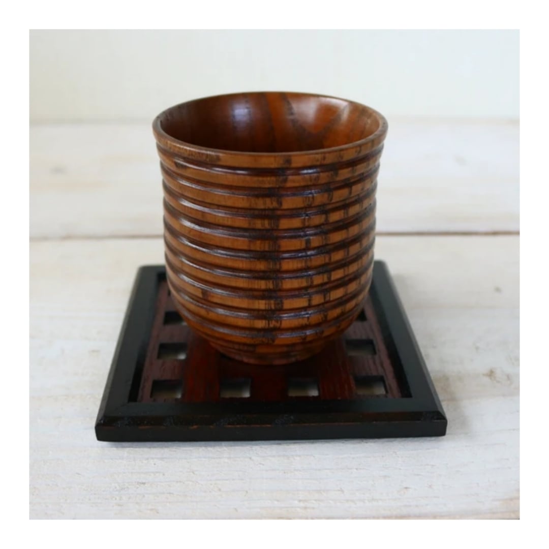 かいゆう 灰釉 四方皿 陶器 正方形2枚セット 角鉢｜小｜