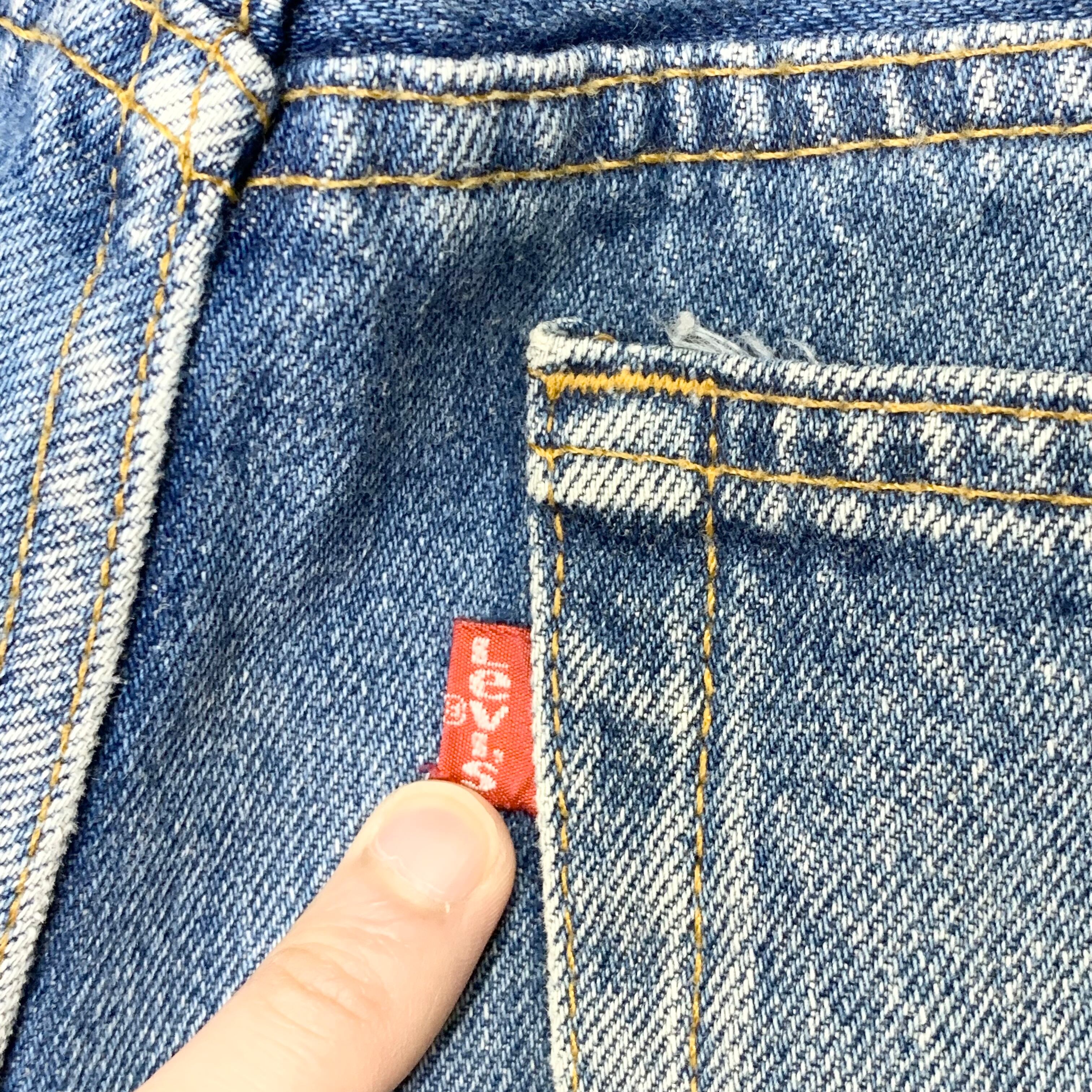 90's リーバイス501 デニム ジーンズ 赤文字 W32 USA製 www