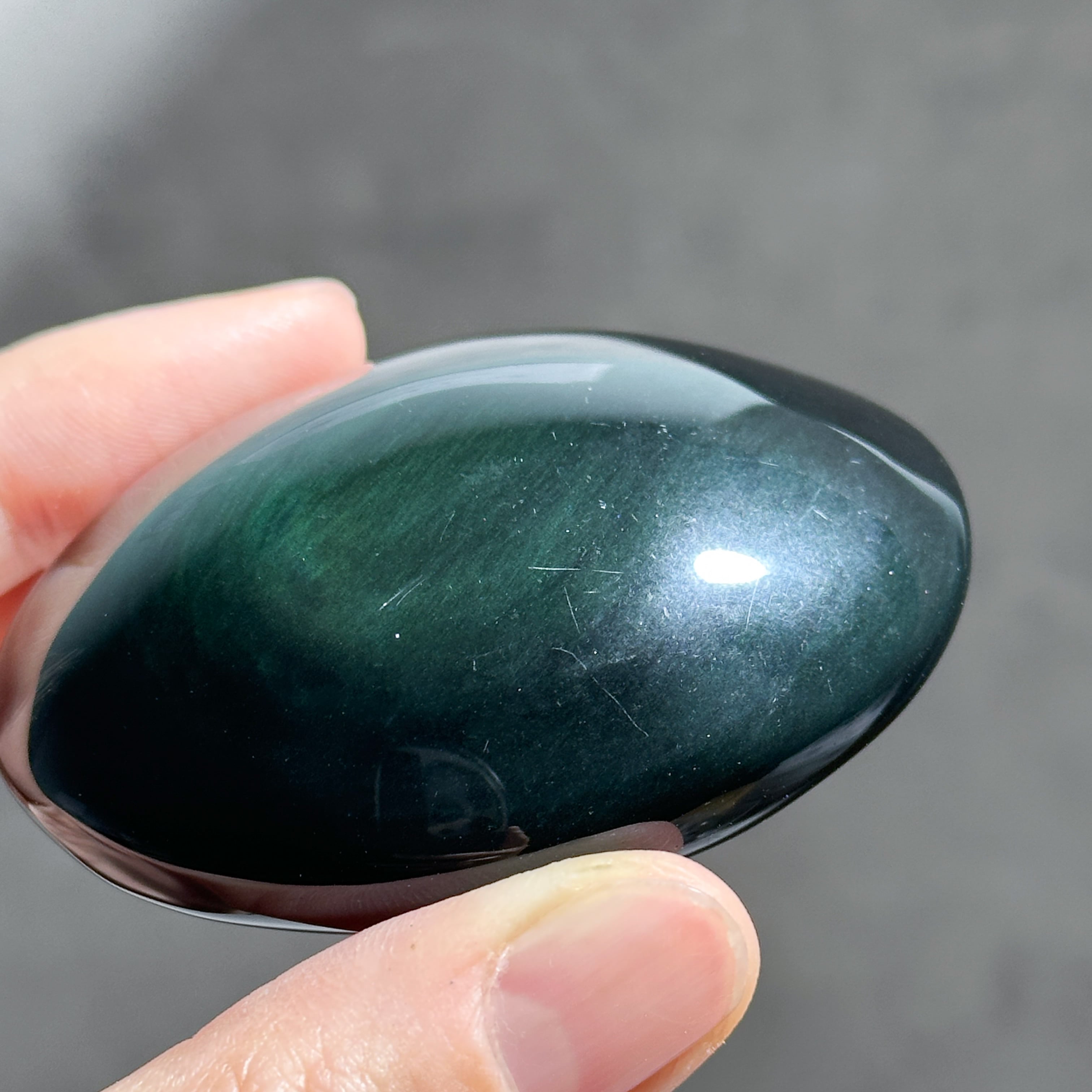 レインボーオブシディアン パーム61◇ Rainbow Obsidian ◇天然石