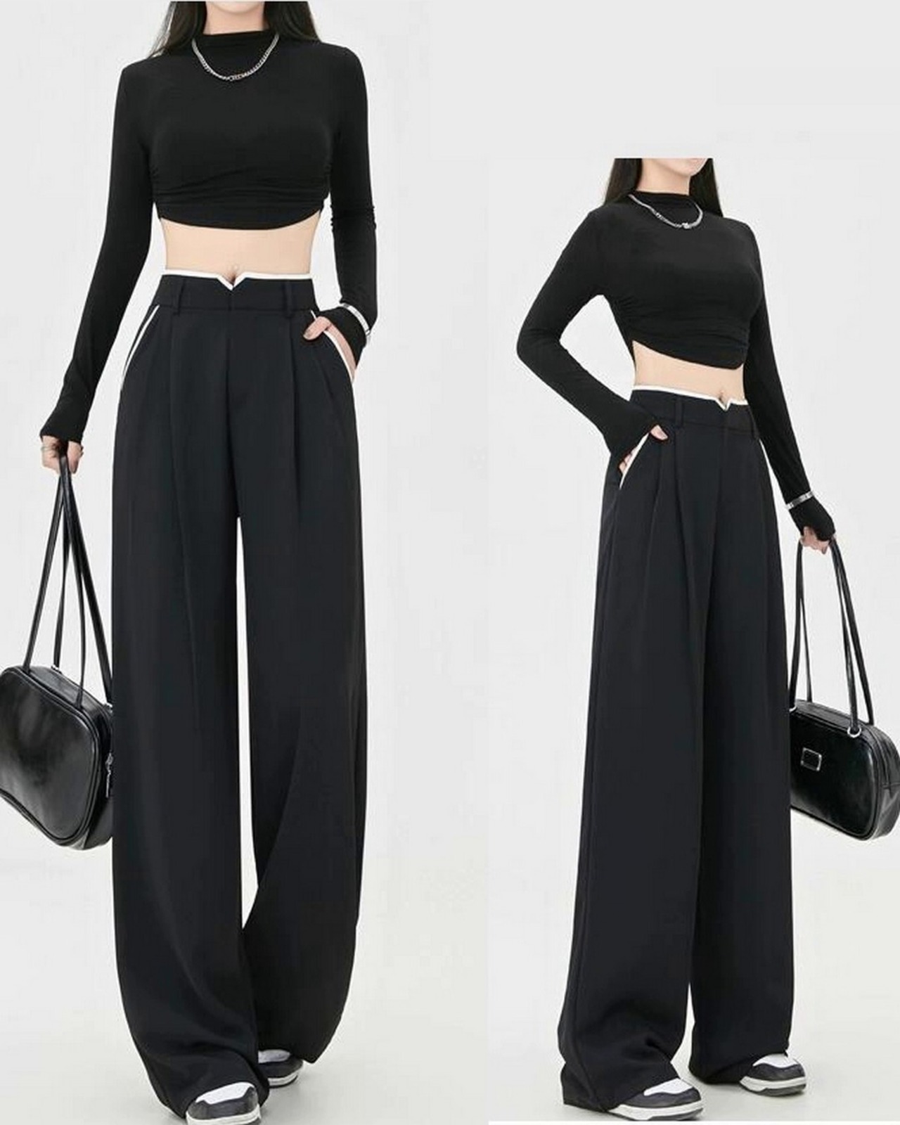 ドレープワイドスーツパンツ A0599 - 11