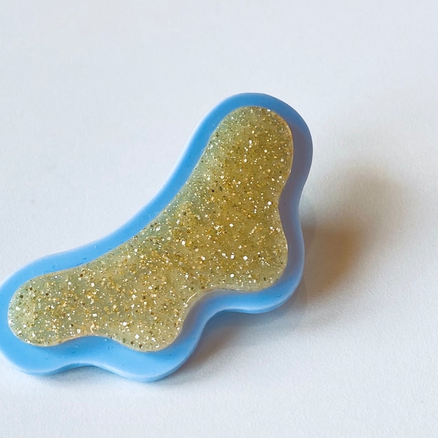 chizu clip gold light blue