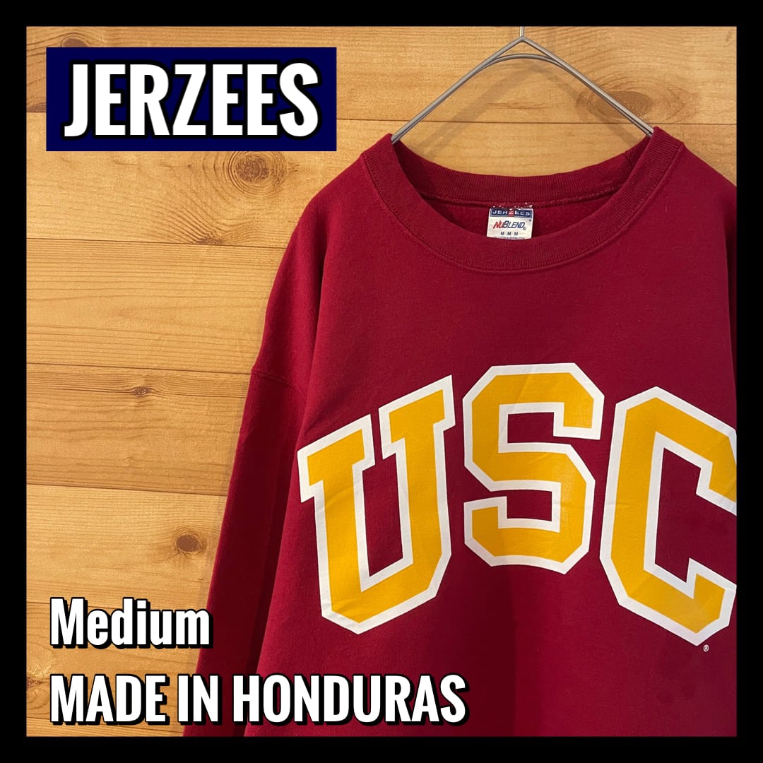 【JERZEES】USC カレッジロゴ 南カリフォルニア大学 プリント カレッジスウェット トレーナー アメリカ古着 | 古着屋手ぶらがbest  powered by BASE