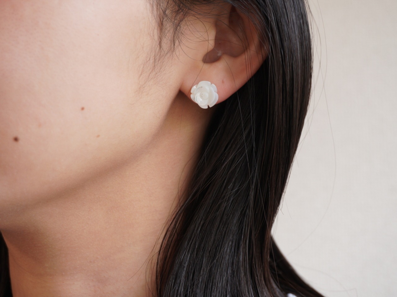 【 WAVE 】shell ROSE pierce (medium)