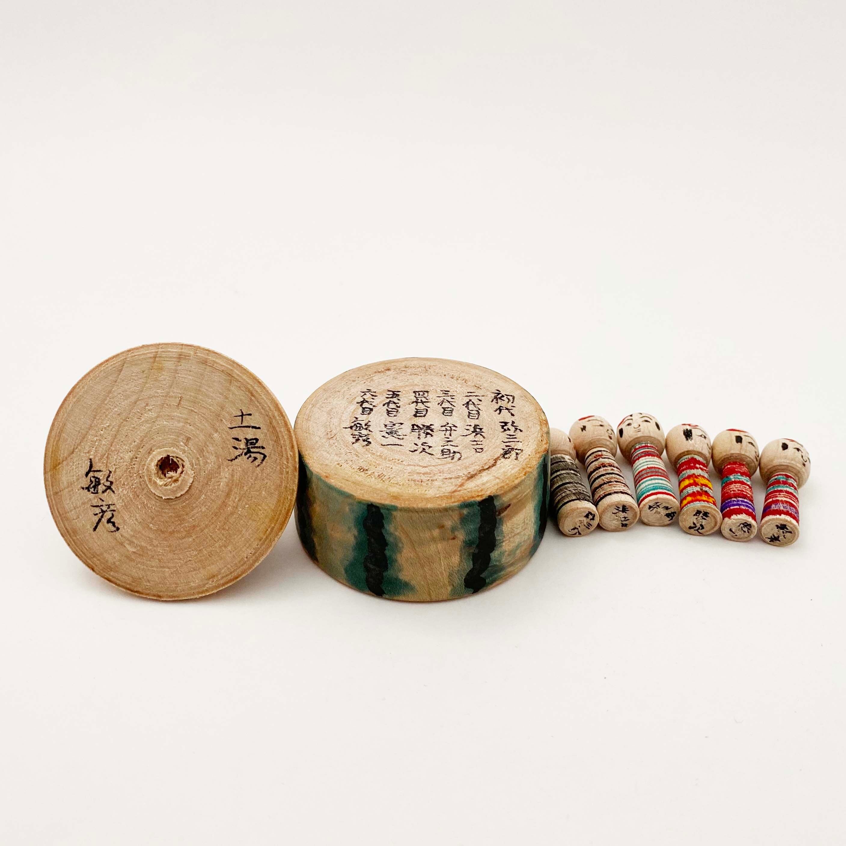 スイカえじこ6体入り（土湯系 / 西山敏彦工人）